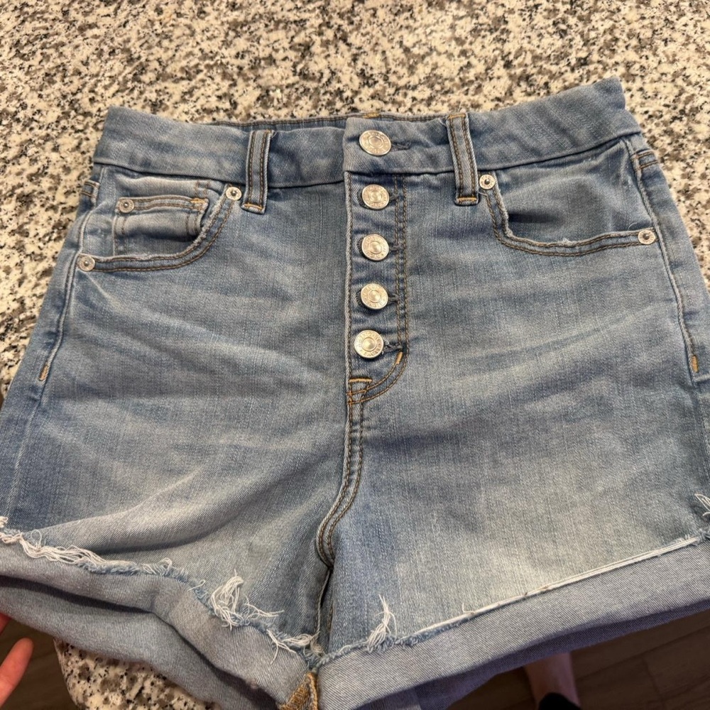 American Eagle Outfitters Light Blue Jean Shorts